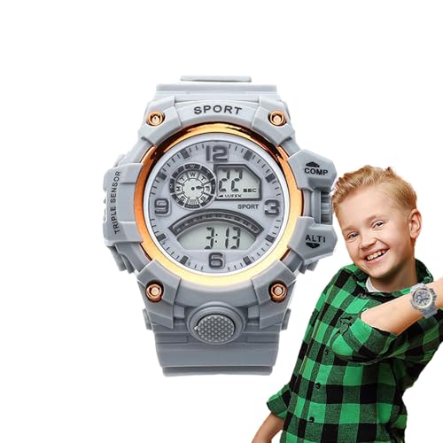 スポーツアウトドアウォッチ,子供用電子カジュアルウォッチ | ウォーキング、旅行、キャンプ、サイクリング、ランニング用の夜光スポーツウォッチ